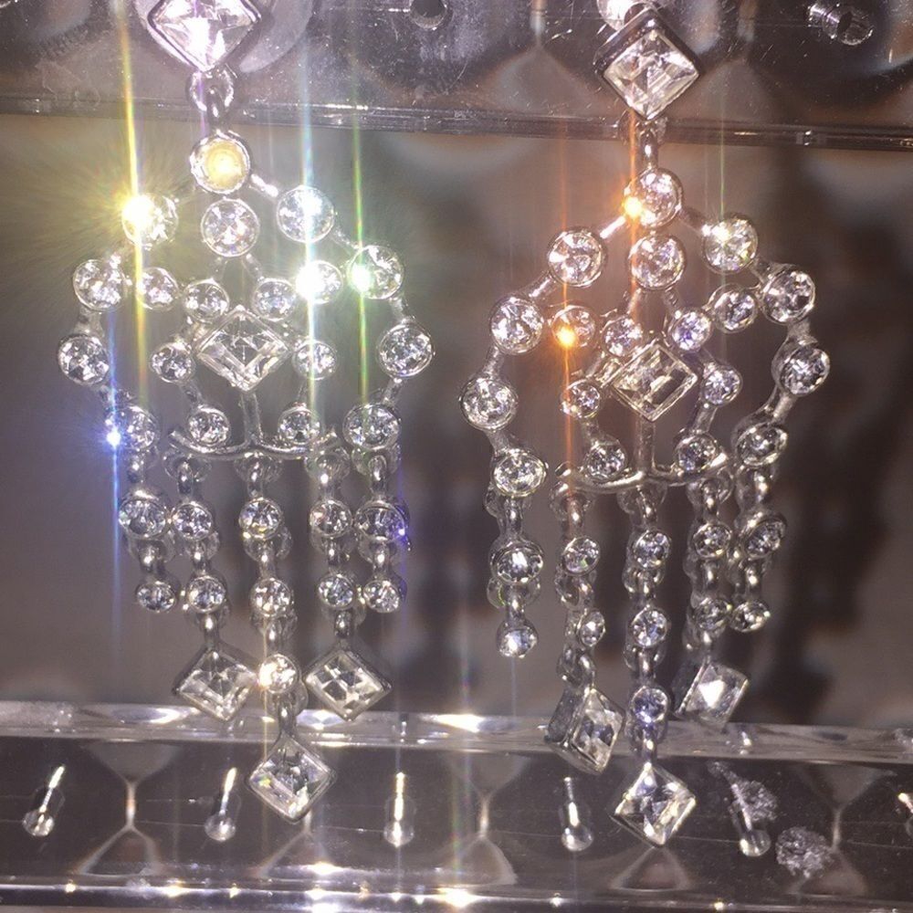 Swarovski crystal chandelier earrings⚜️🔆 